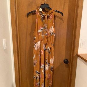 Floral floor length dress